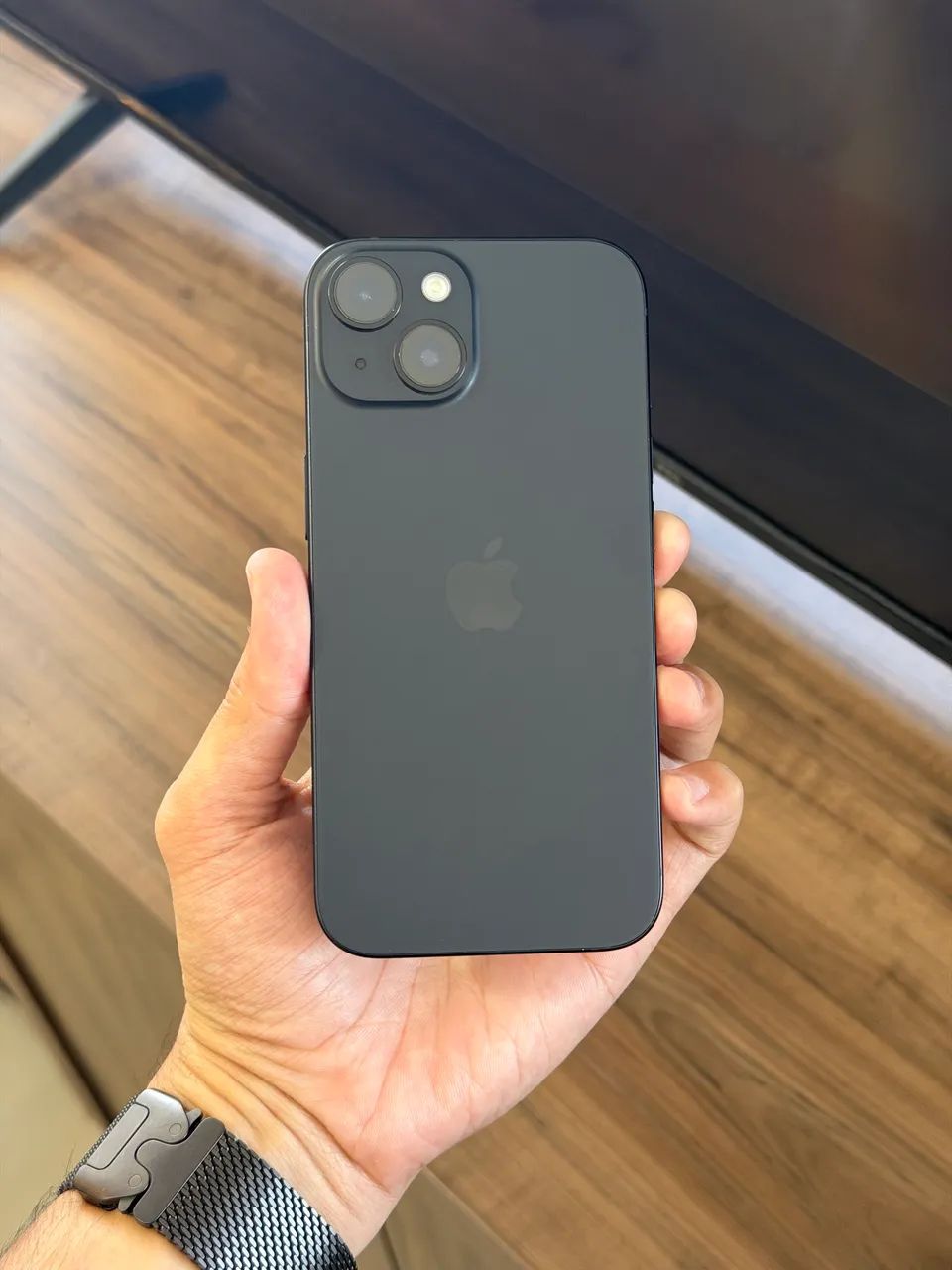 iPhone 15 128gb Preto Seminovo Excelente  - Foto 2