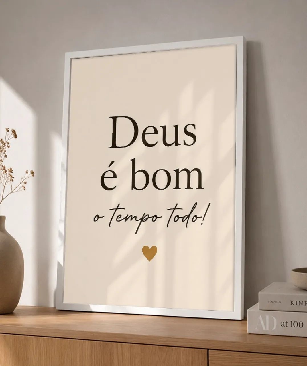 Quadro Deus é bom