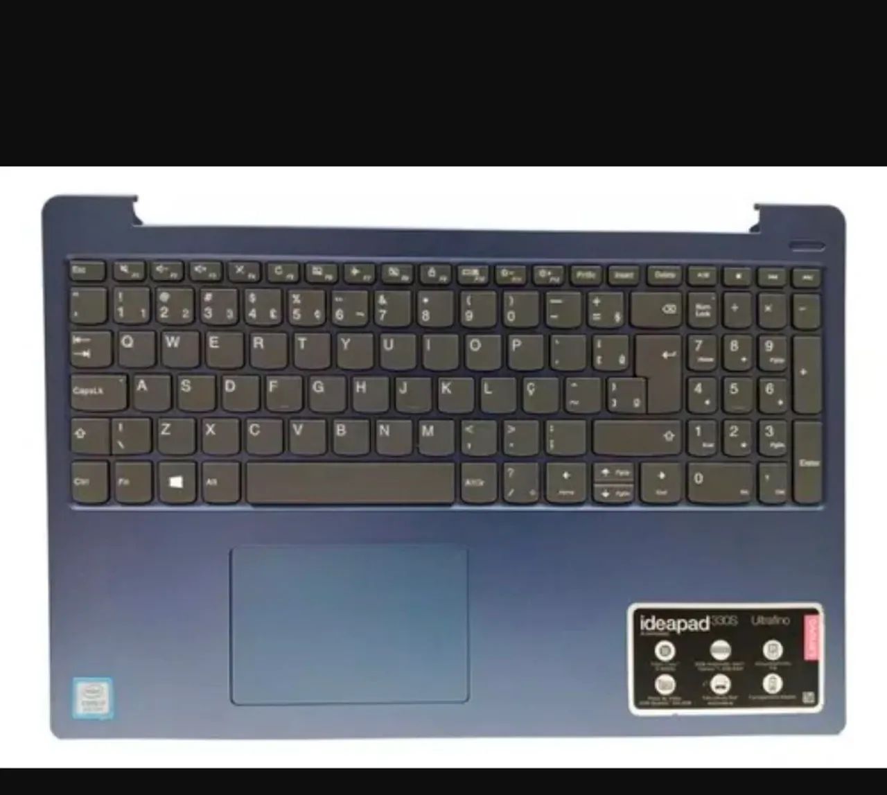 Carcaça Base Teclado Notebook Lenovo Ideapad 330s 15