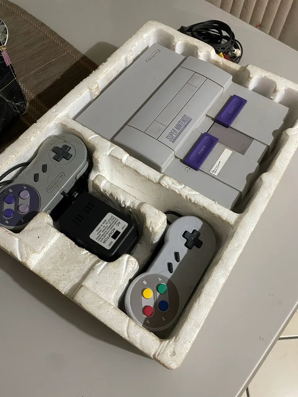 Super Nintendo completo com caixa e funcionando  - Foto 2