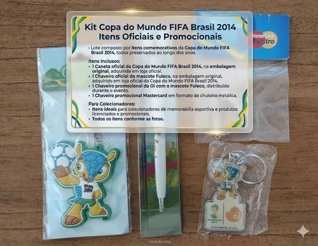 Lote Copa do Mundo 2014 Fuleco
