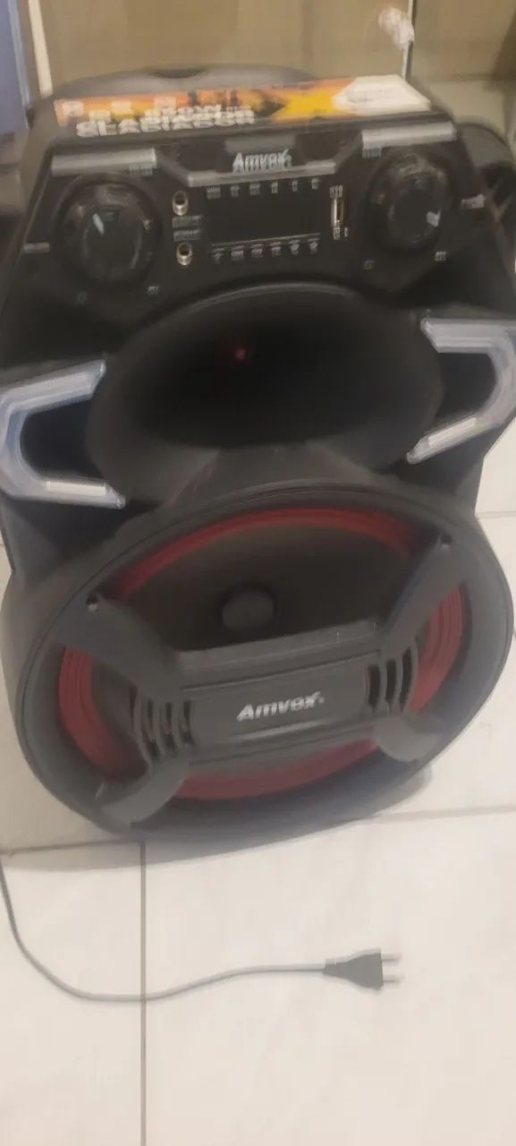 Caixa acústica amvox 850w 