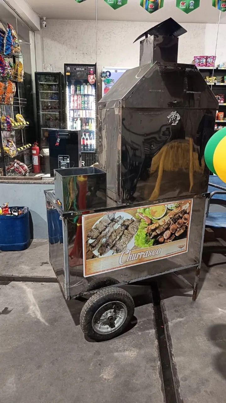 Carrinho de churrasquinho 