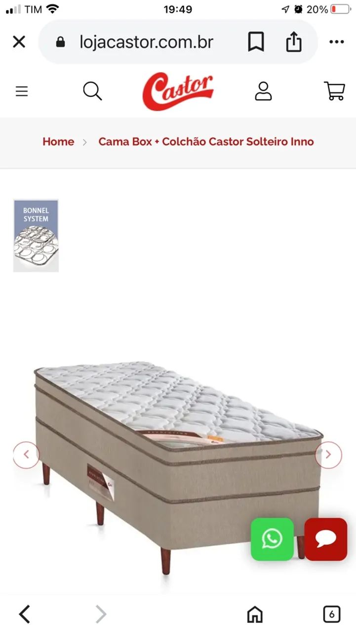 CAMA SOLTEIRO 