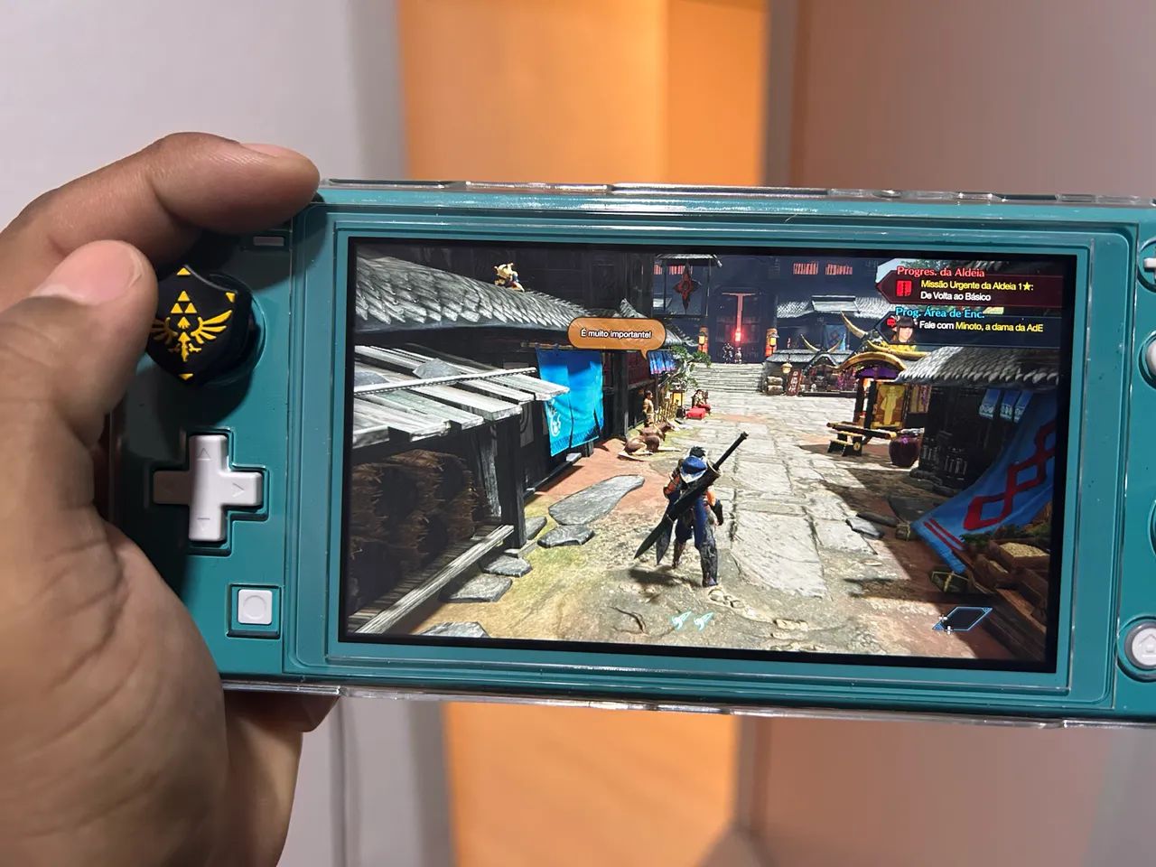 Switch Lite Bloquado (Semi Novo) + Cartão 64gb +1 mês  Nintendo Online  - Foto 5