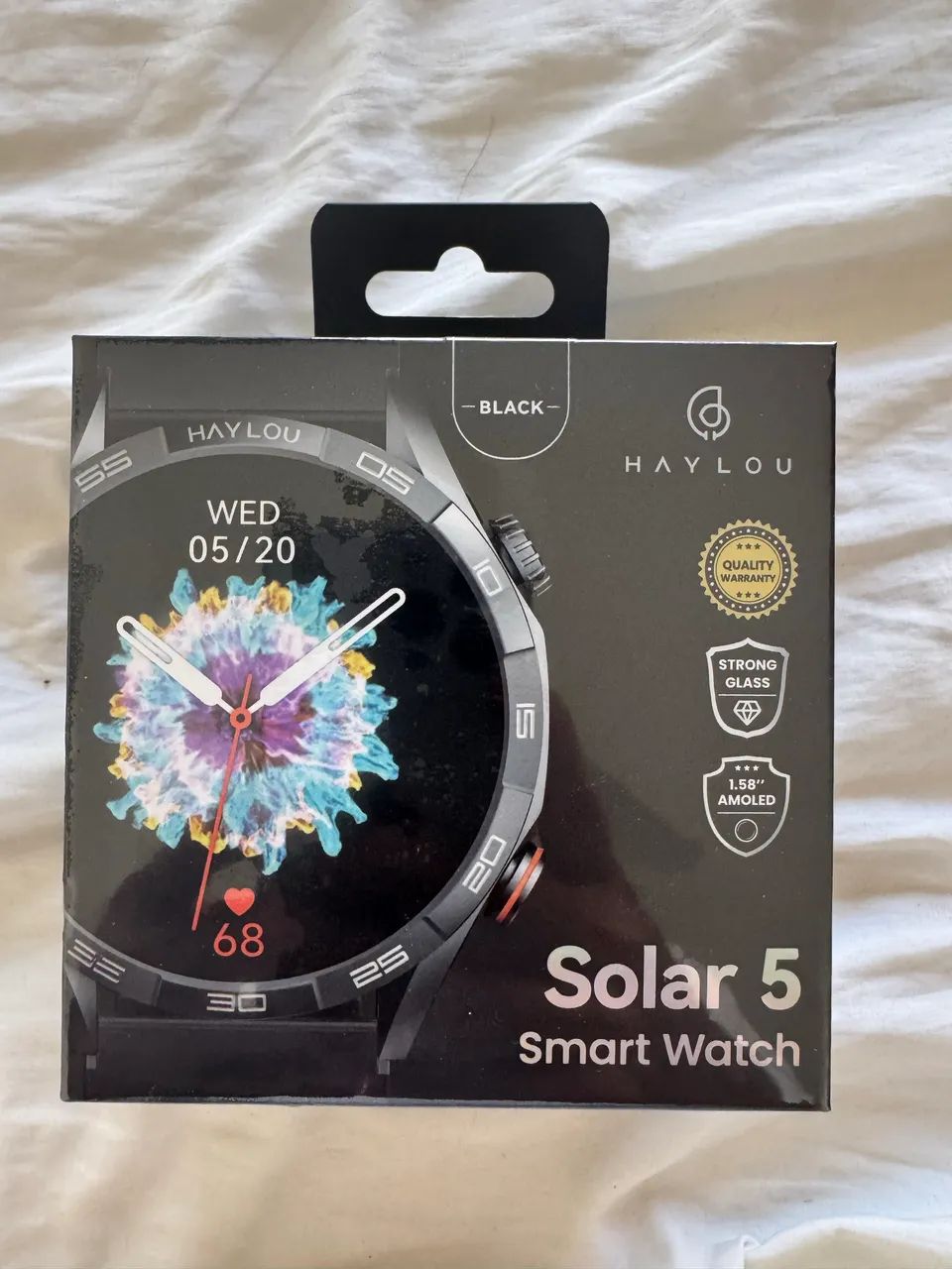 Relógio smart watch solar 5