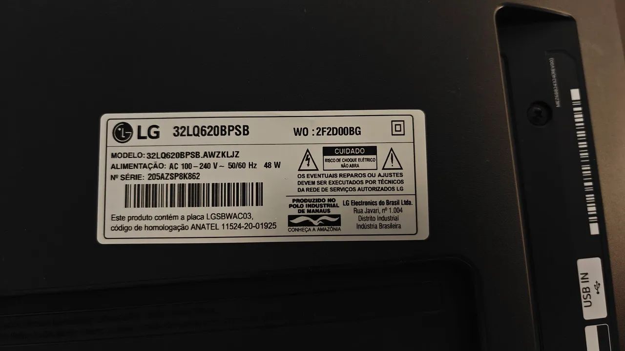 TV LG - 32LQ620BPSB - DEFEITO - Foto 3