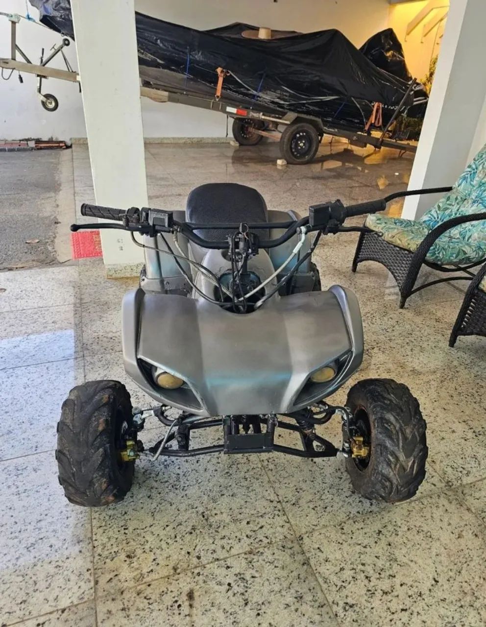 Vendo Quadriciclo infantil 110cc - Foto 2