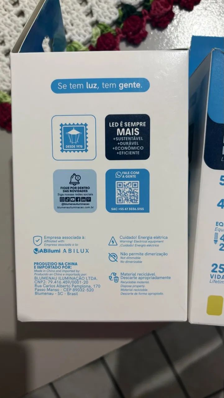 Lâmpada LED Blumenau 50W 4000 Lumens - Foto 4