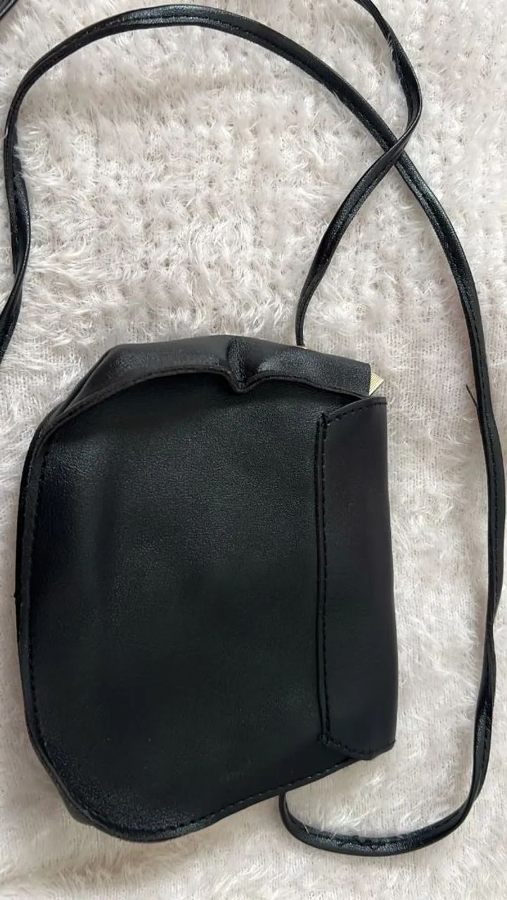 Bolsa preta com alça  - Foto 3
