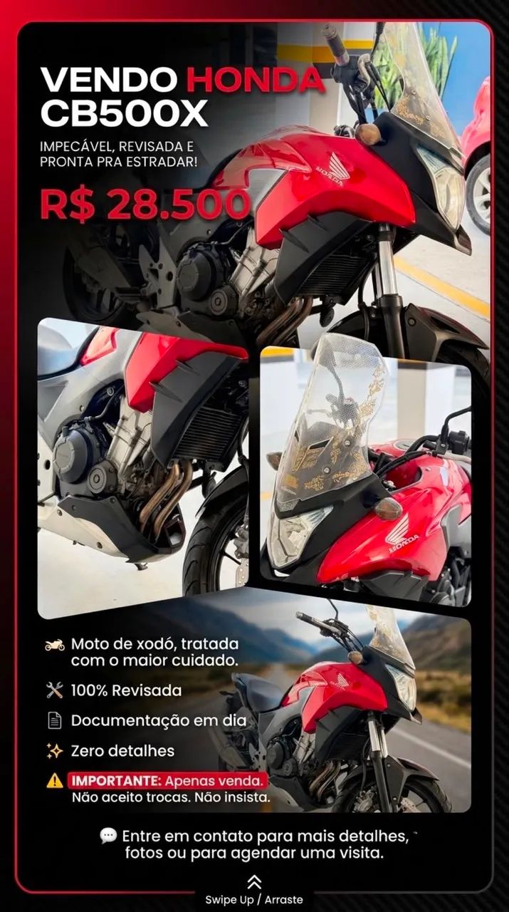 CB 500x - Impecável 