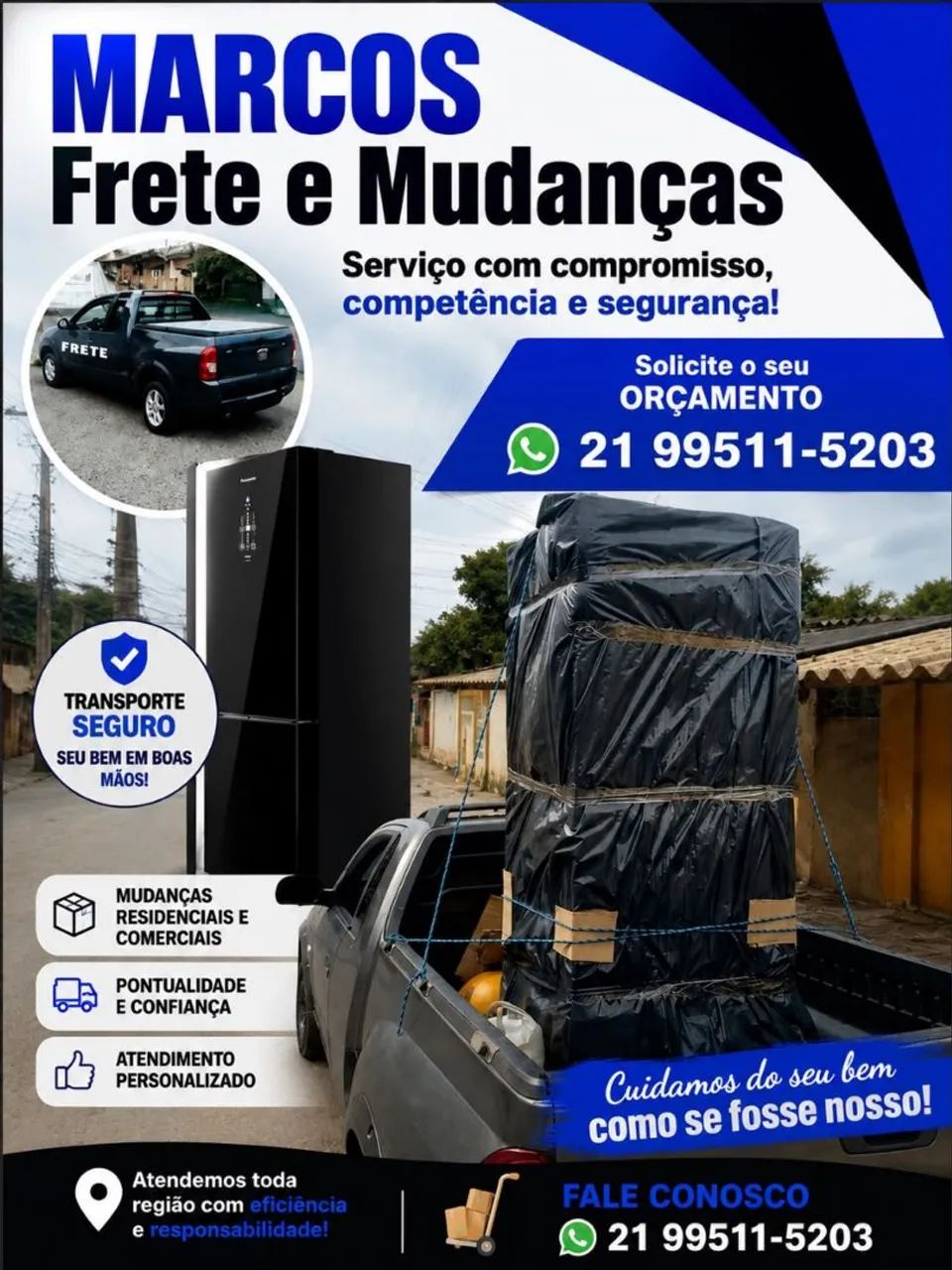 Frete e mudança 