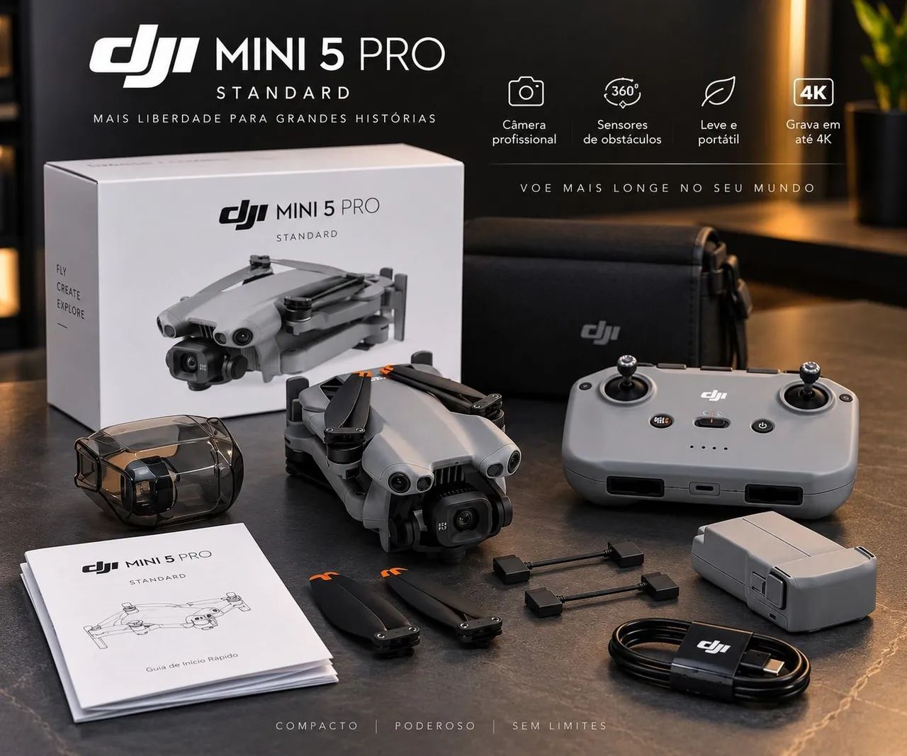 Dji Mini 5 Pro Standart Lacrado a Pronta Entrega