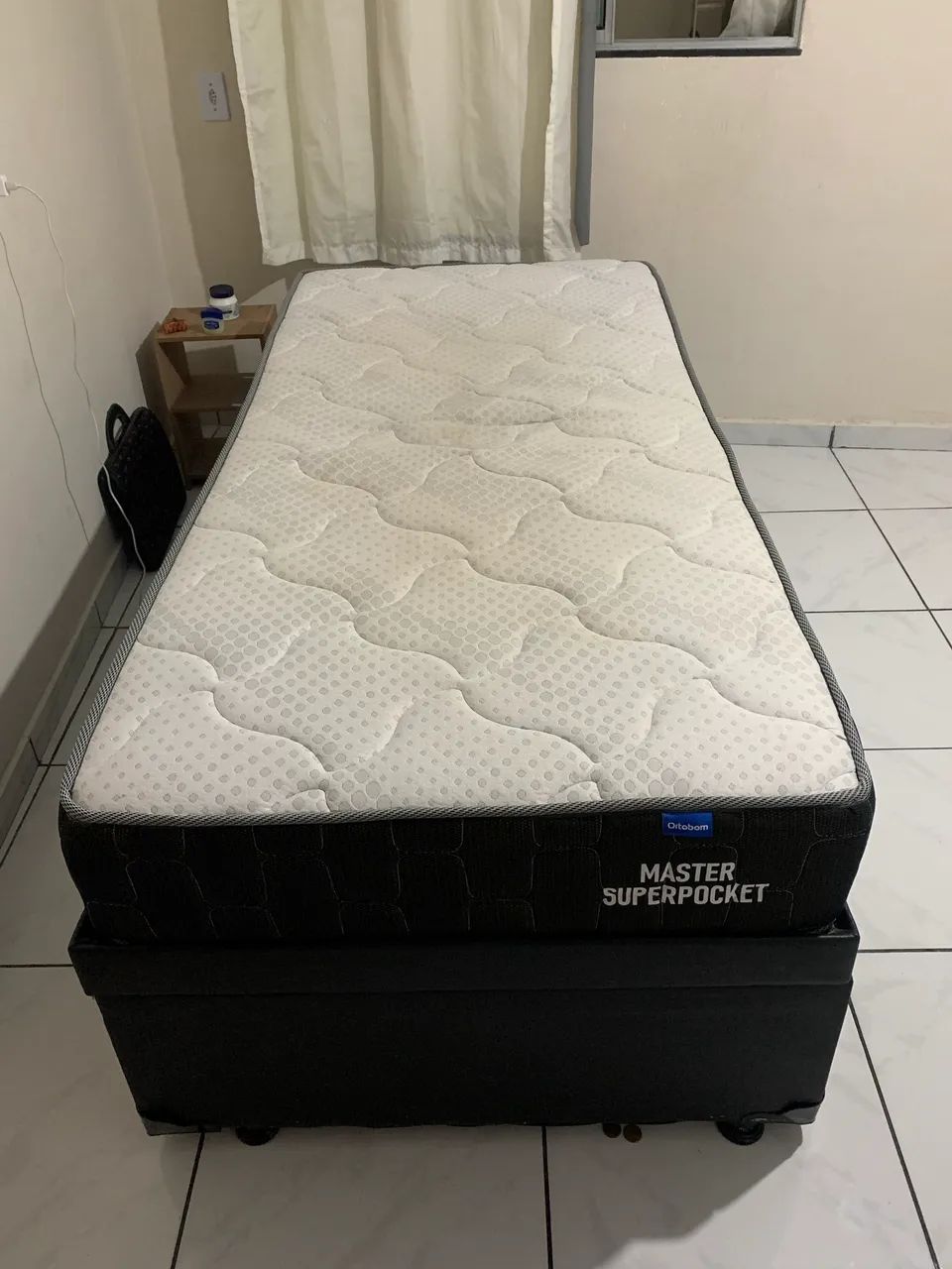 Cama baú com auxiliar + colchão de mola solteiro - Foto 3