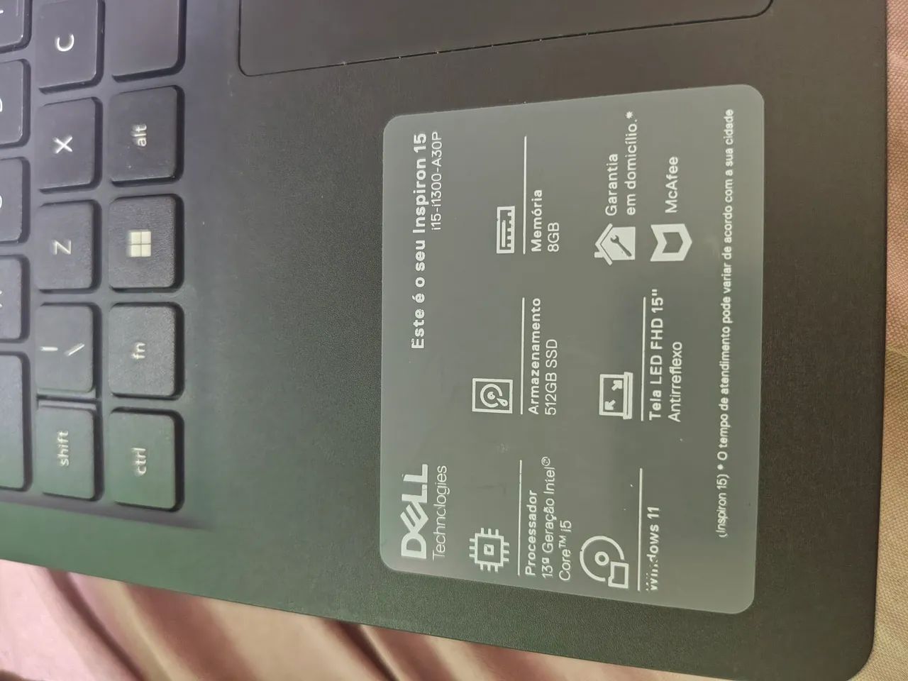 Notebook Dell Inspiron 15 com Cooler, e mouse. - Foto 4