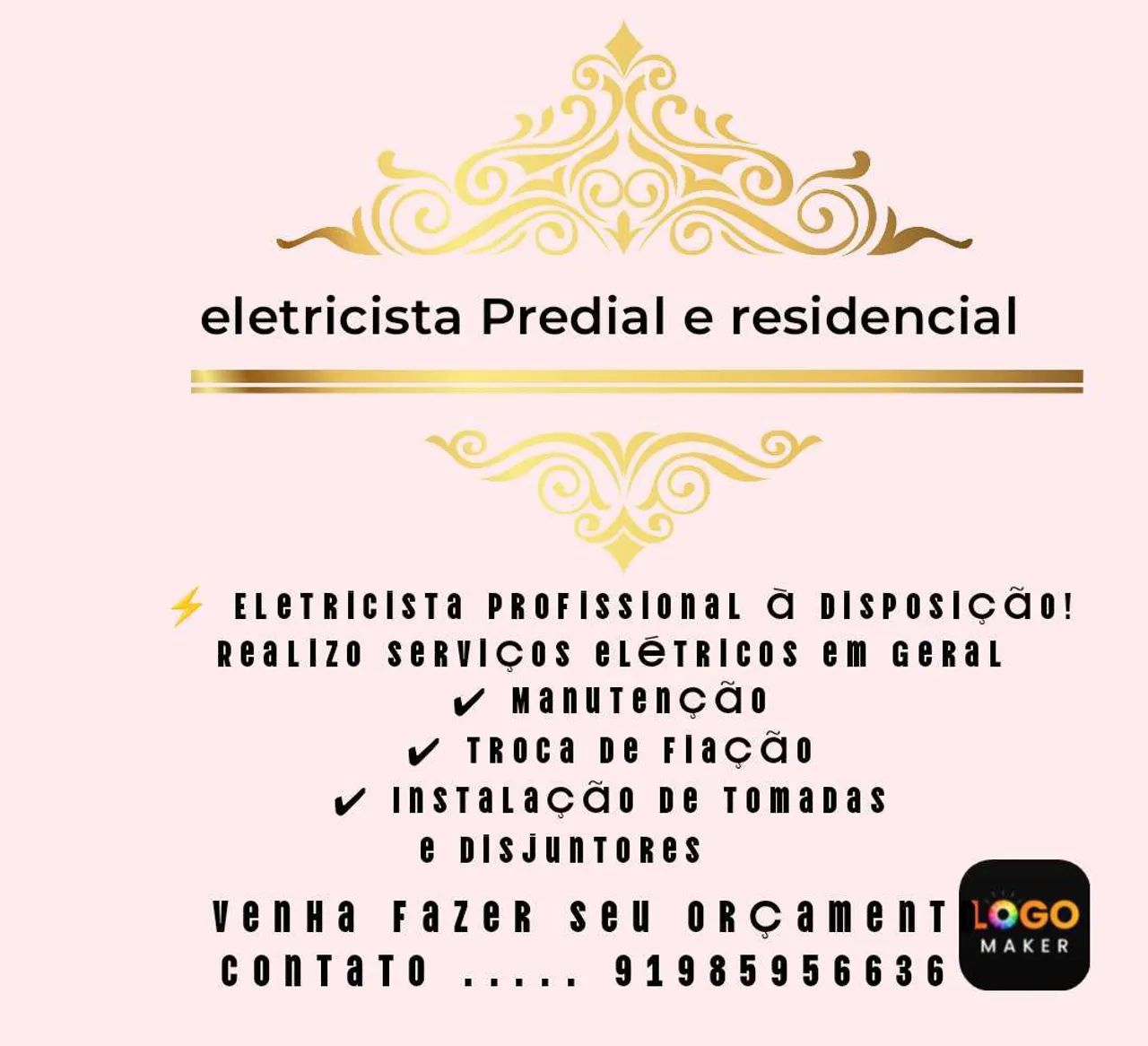 Eletricista Predial e residencial 
