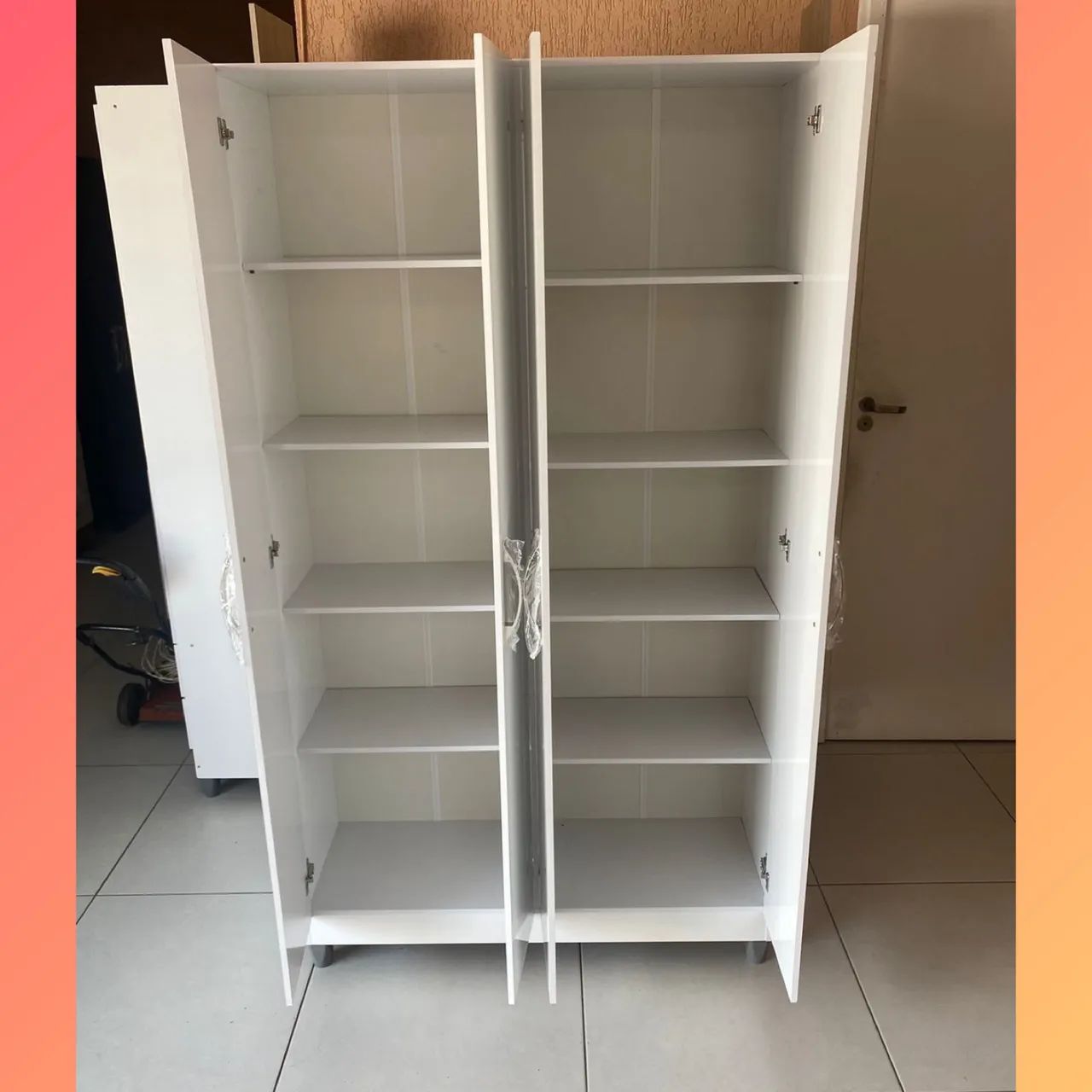 Multiuso com prateleiras branco - entrego hoje  - Foto 2