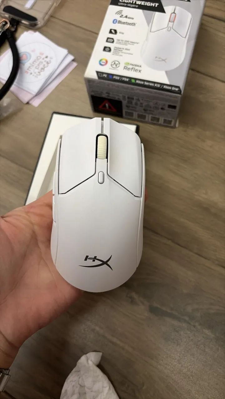 MOUSE HYPERX HASTE 2 PULSEFIRE - Foto 5
