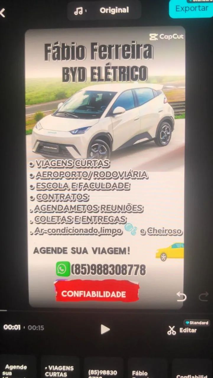 Particular cadastrado na Uber,pop 4 anos
