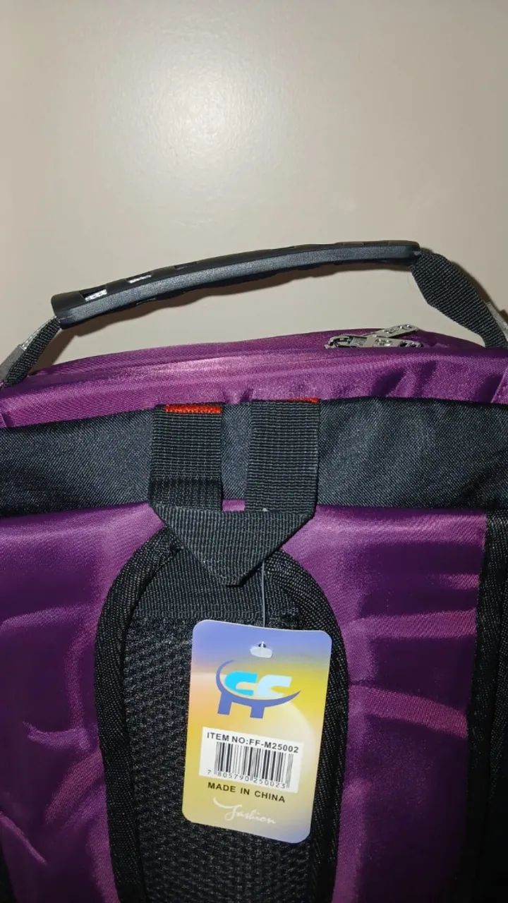 MOCHILA ROXA - NOVA E PRONTA ENTREGA - Foto 3