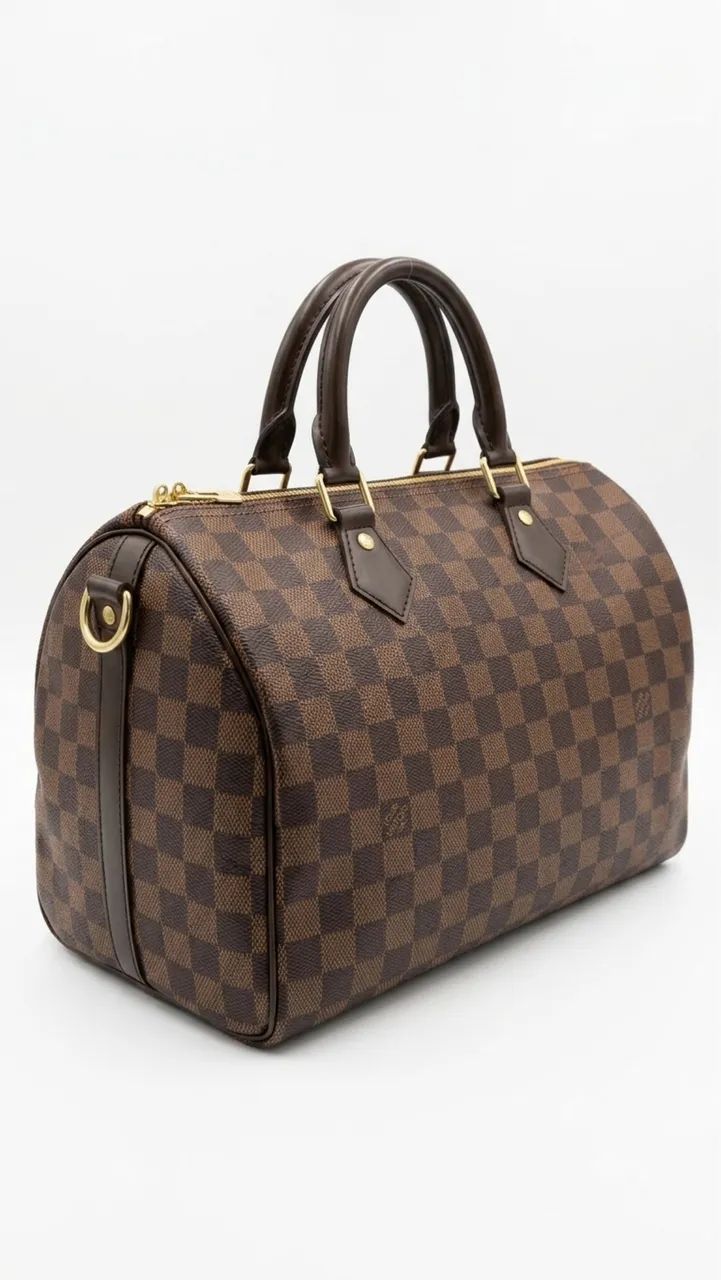 Bolsa de mão baú estampa monogramas - Foto 3