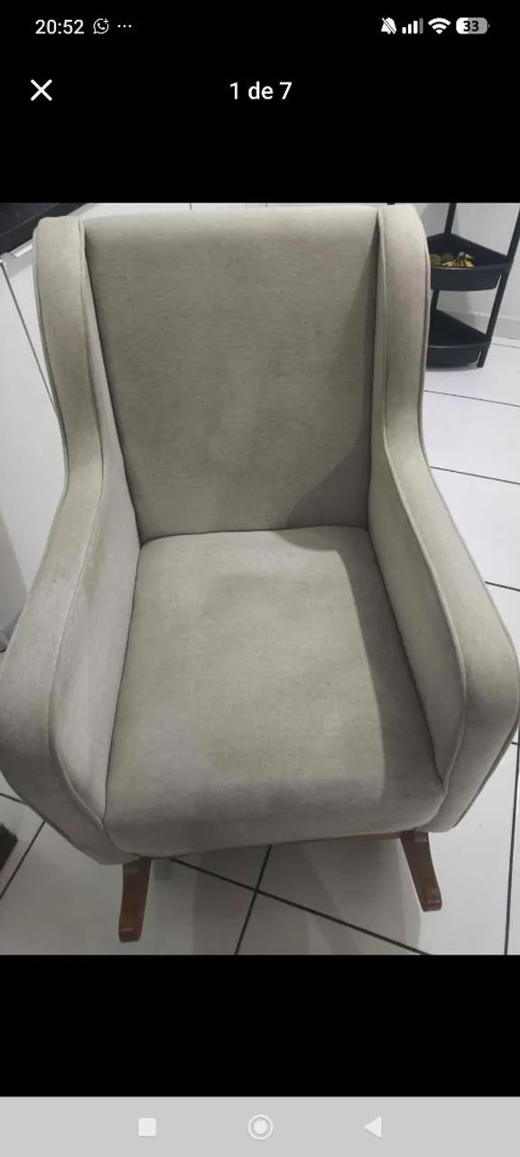 Poltrona com puff - Foto 3