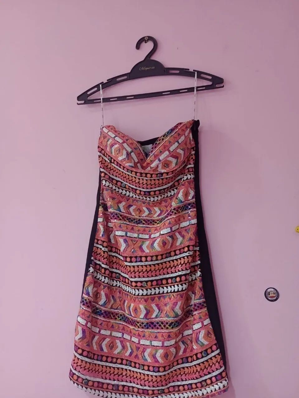 Vestido com paetê 
