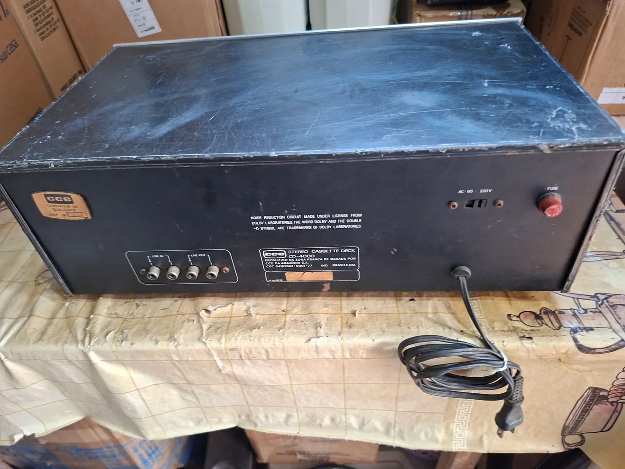Tape deck cce cd4000 n gradiente polyvox  - Foto 4