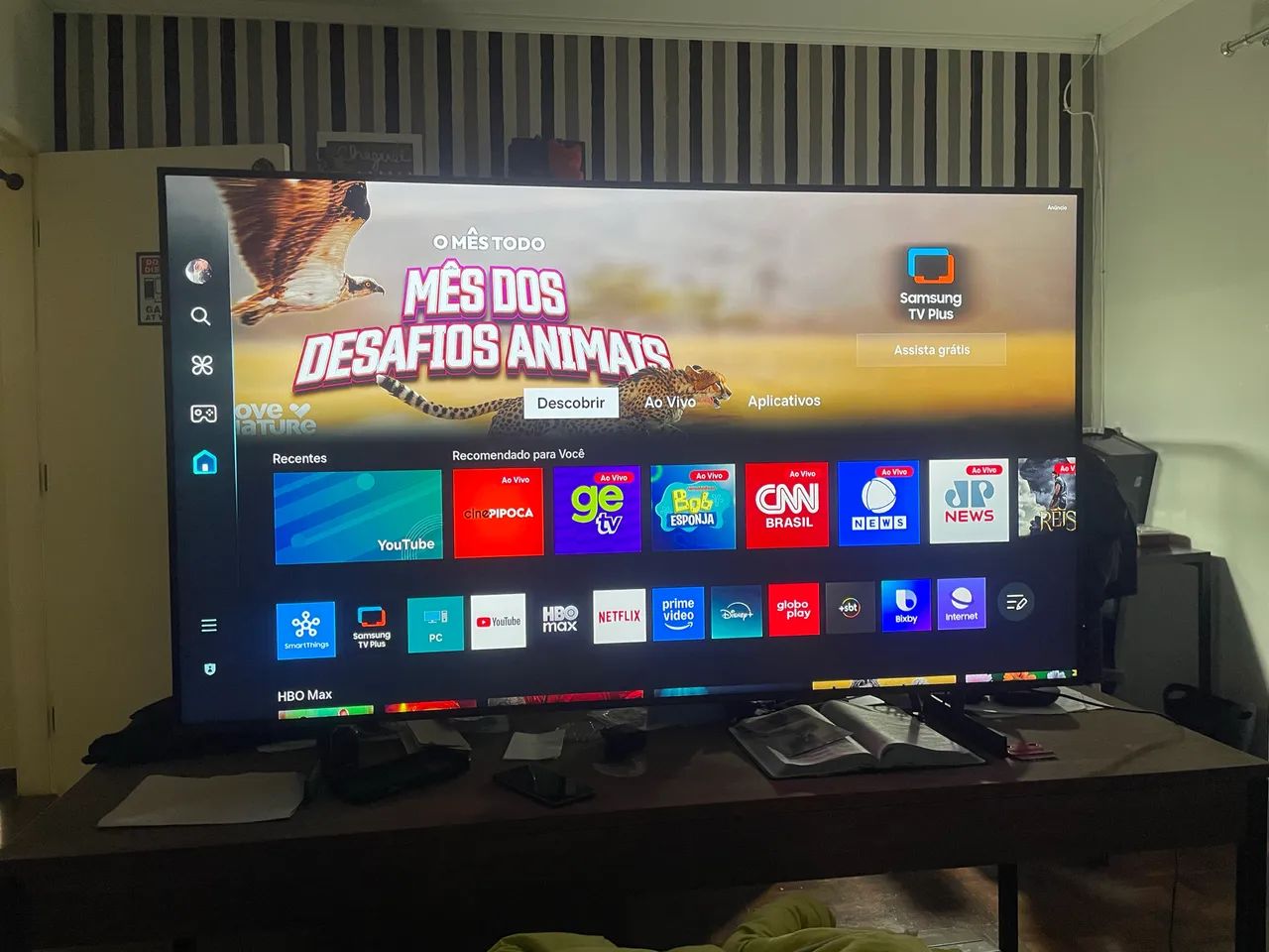Samsung Smart Tv Crystal 4K 55 Polegadas  