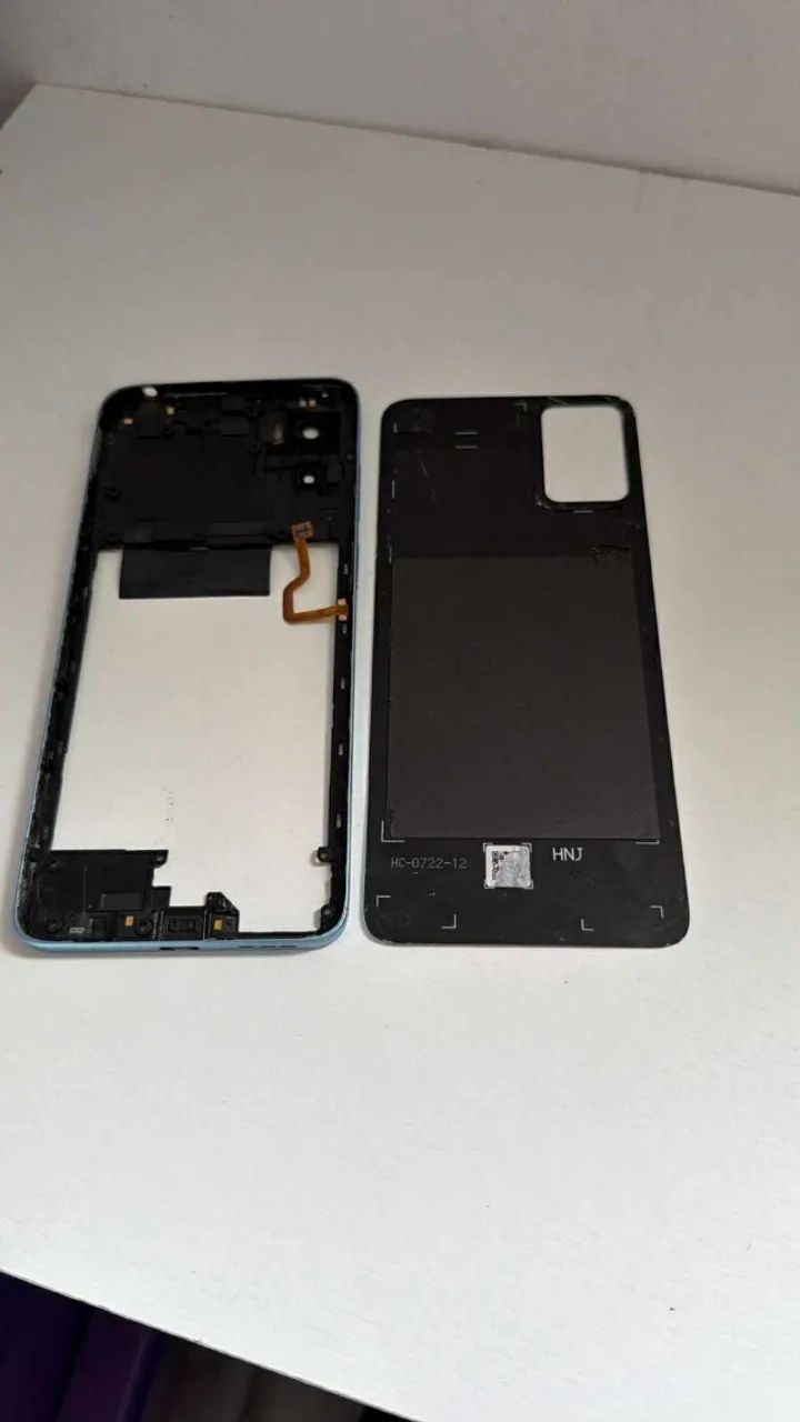 Carcaça Aro Lateral e Tampa Traseira Motorola Moto E22 Oiginal Retirada - Foto 2