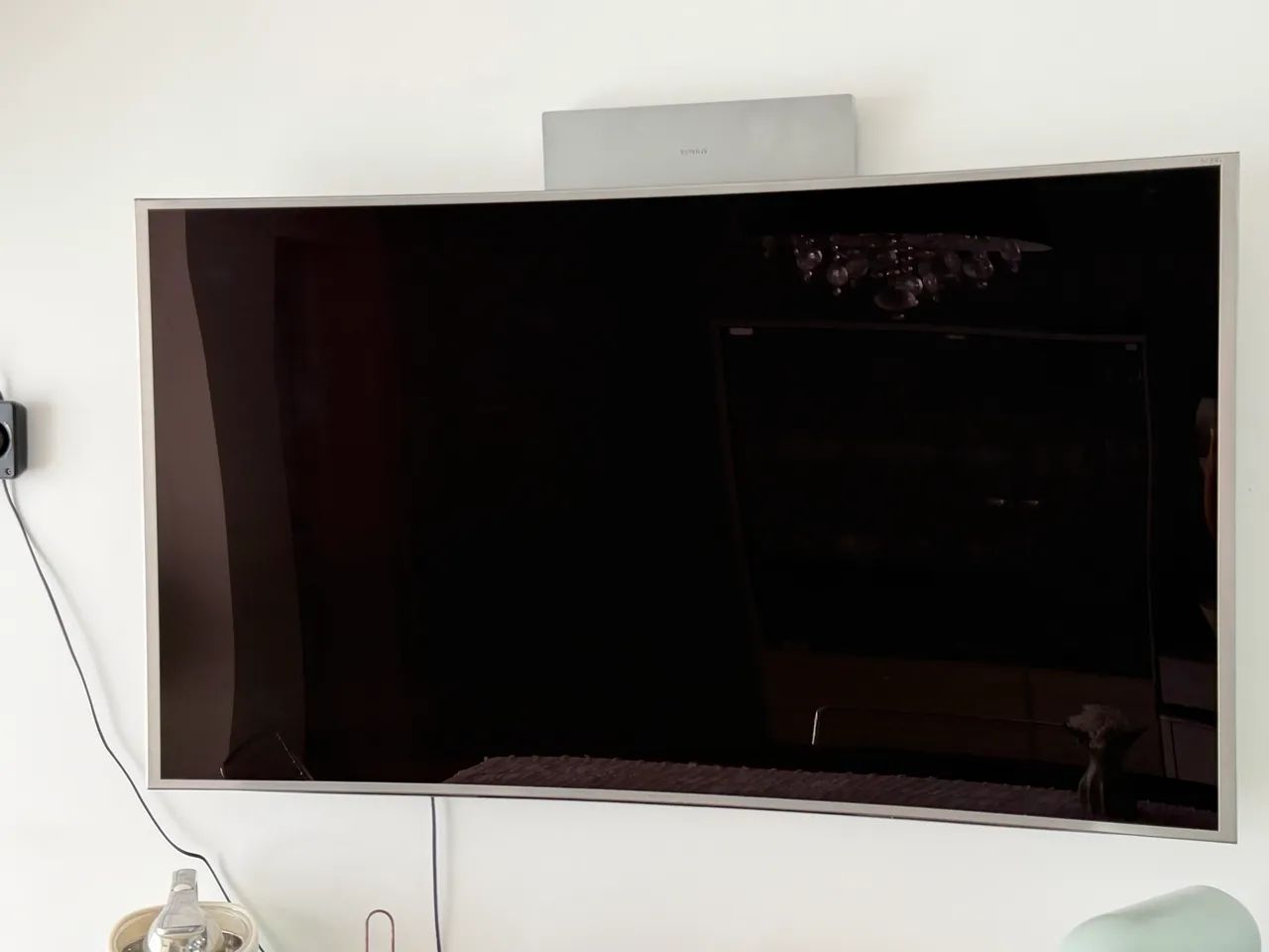 Tv Samsung 55 polegadas 55JS9000 COM DEFEITO! LER ANÚNCIO!!?