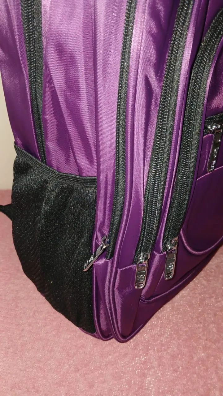 MOCHILA ROXA - NOVA E PRONTA ENTREGA - Foto 5