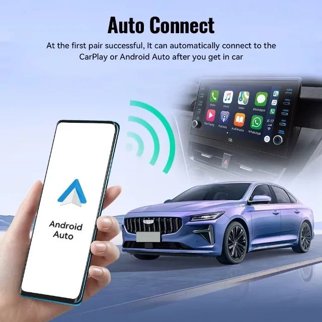 Adaptador Sem Fio CarPlay e Android Auto - Sem Fio - XUDA - Foto 4
