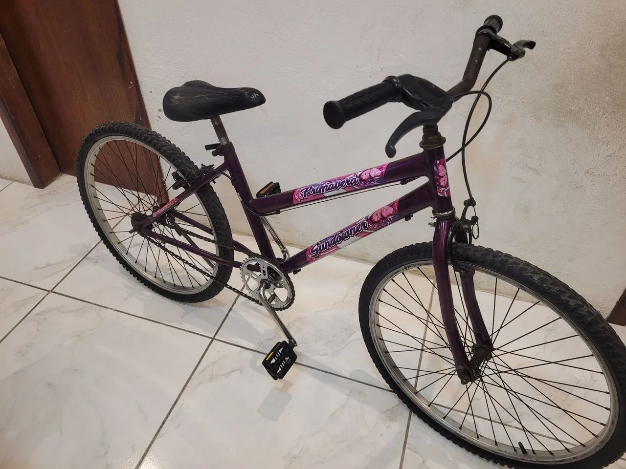 Bicicleta aro 24 feminino seminova  - Foto 2