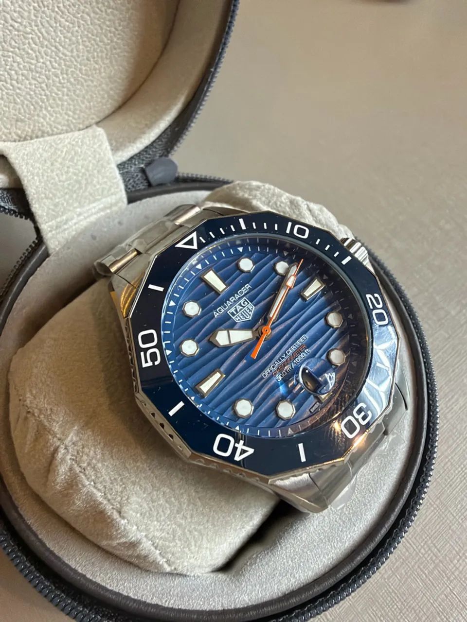 TAG Heuer Aquaracer Automático Azul  - Foto 4