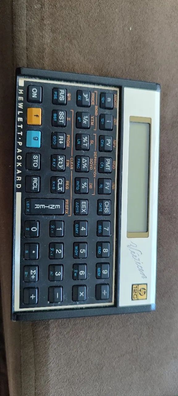 Calculadora HP12C Gold Original 