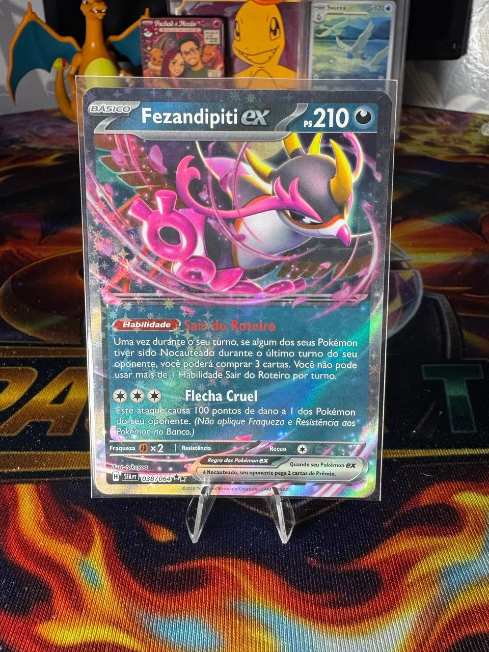 Cartas Pokémon - Zapdos Ex e Zapdos SAR de 151 - Foto 2