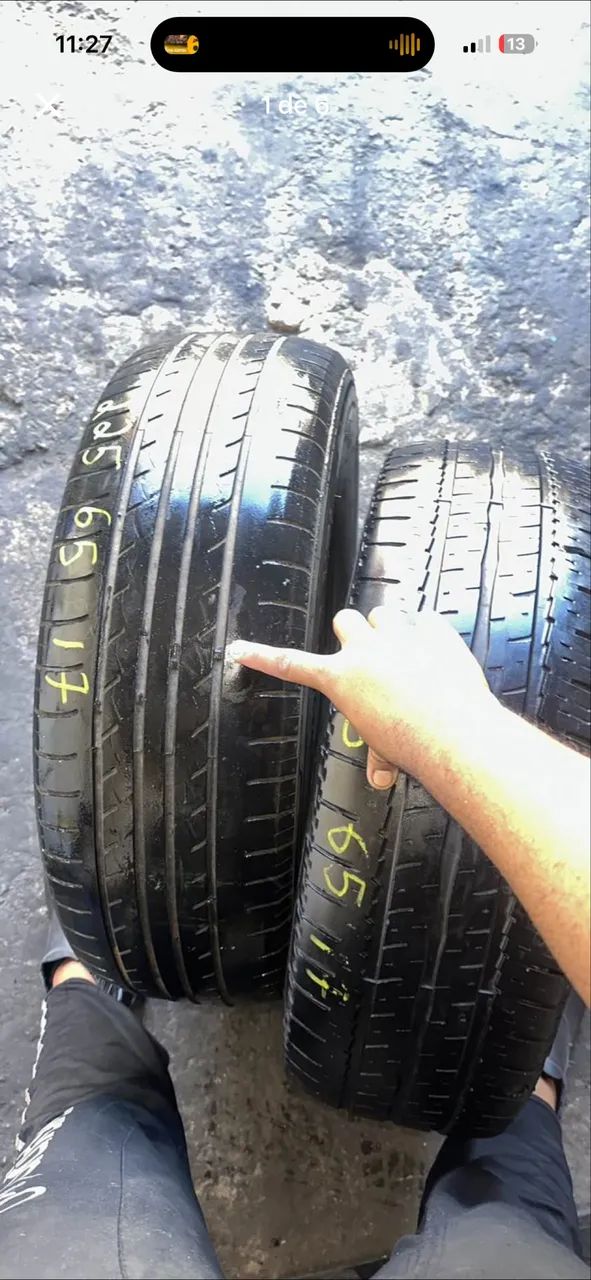 2 pneus 225/60-17