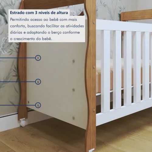 Berço e mini cama moderno confortável pronta entrega  - Foto 5