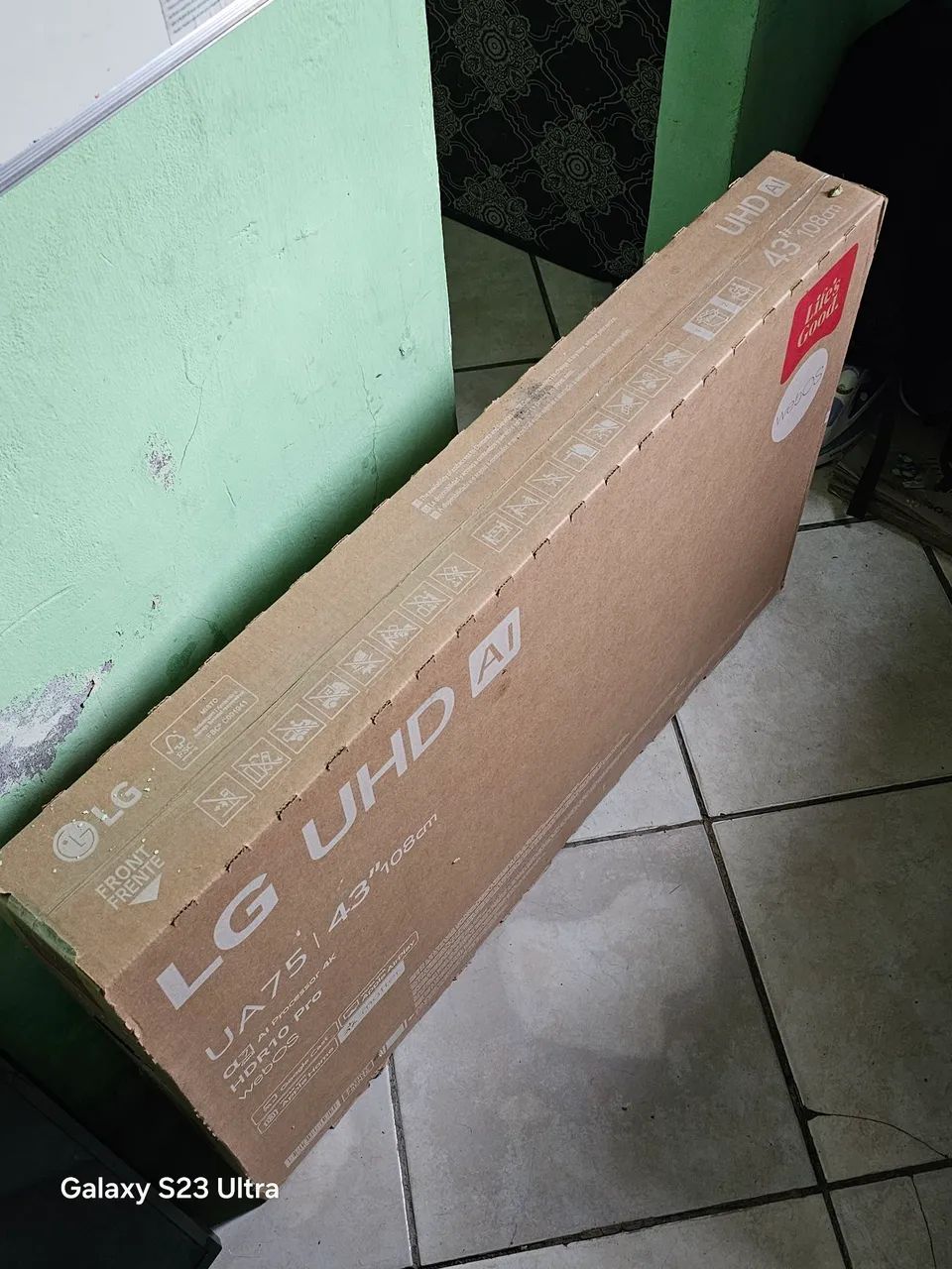 Tv LG 43 polegadas 4k nova lacrada aceito troca em celular aceito cartão com acréscimo.  - Foto 2