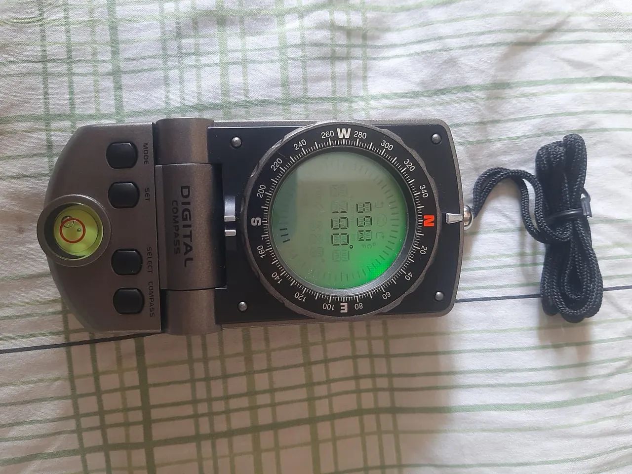 Bússola C/ relogio Termômetro, Digital, Csr 2111