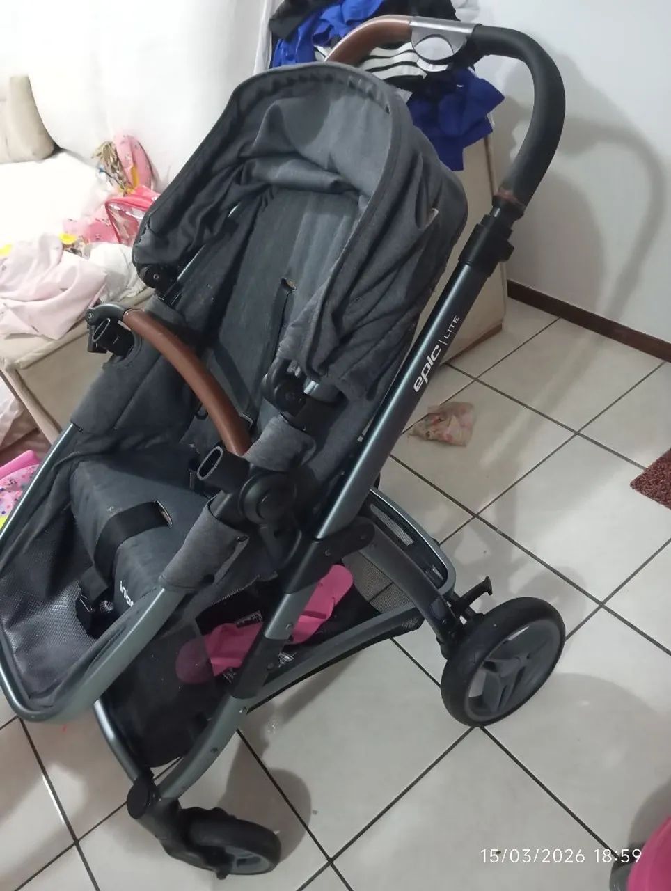 Vendo carrinho de bebê  - Foto 3