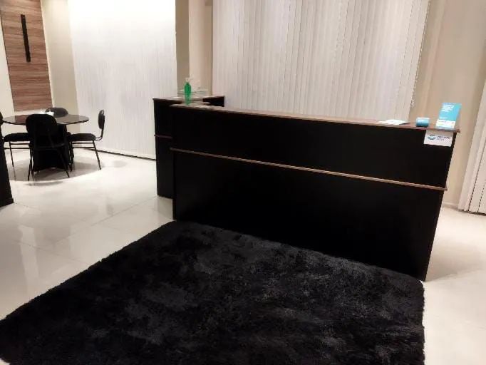 Balcão de recepção escritório em L - Foto 4