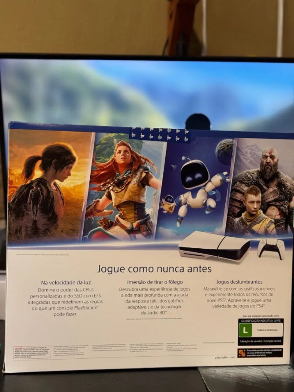  Console Sony PlayStation 5 Slim Com Leitor 1TB PS5 - Foto 5