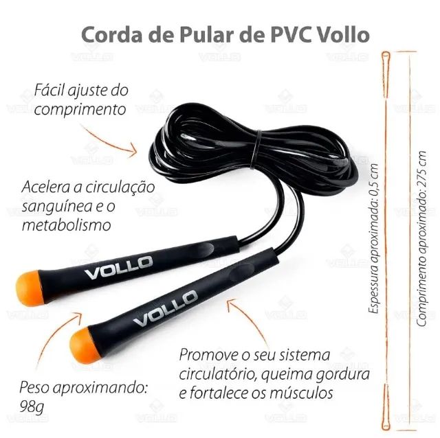 Corda de Pular Pvc Vollo - Foto 4