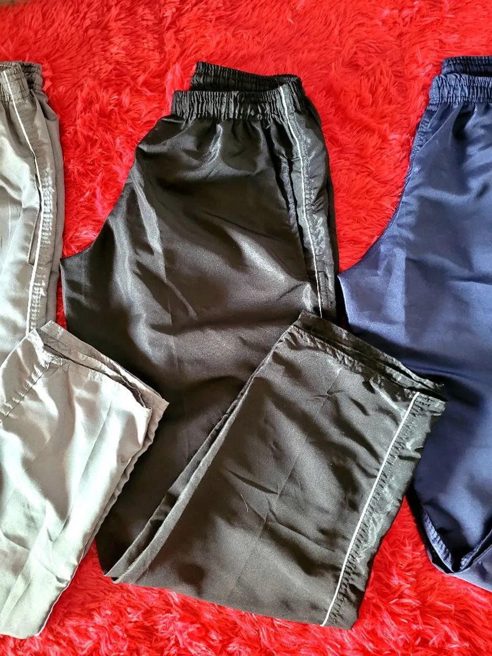 3 calças masculina tactel novas - Foto 3