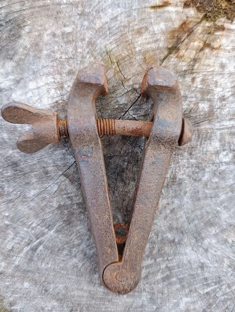 Morsa de mão antiga  - Foto 2
