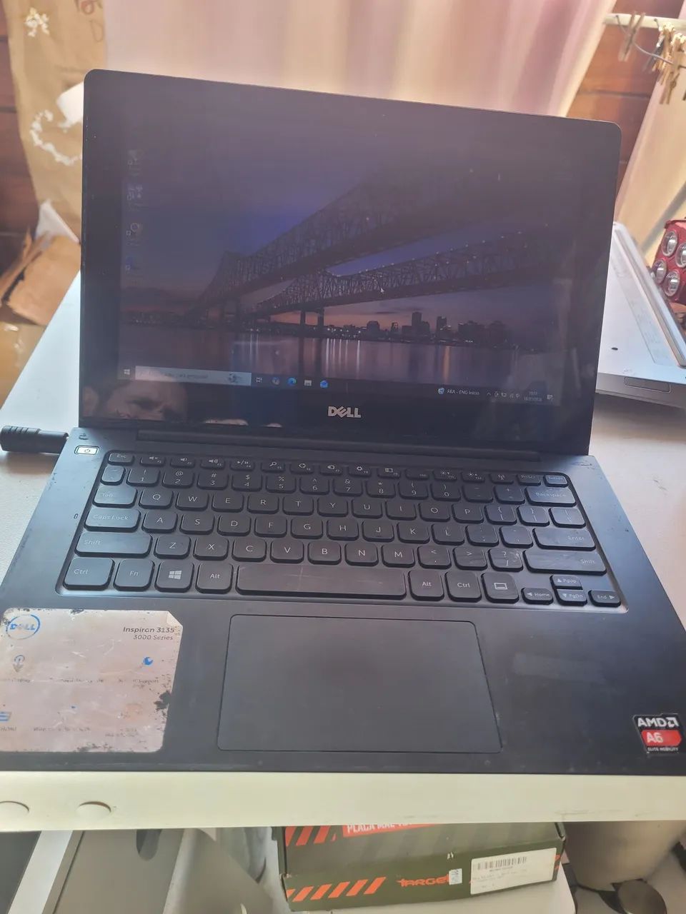 Notebook dell inspiron 3135 amd a6 4gb 500hd funcionando ok