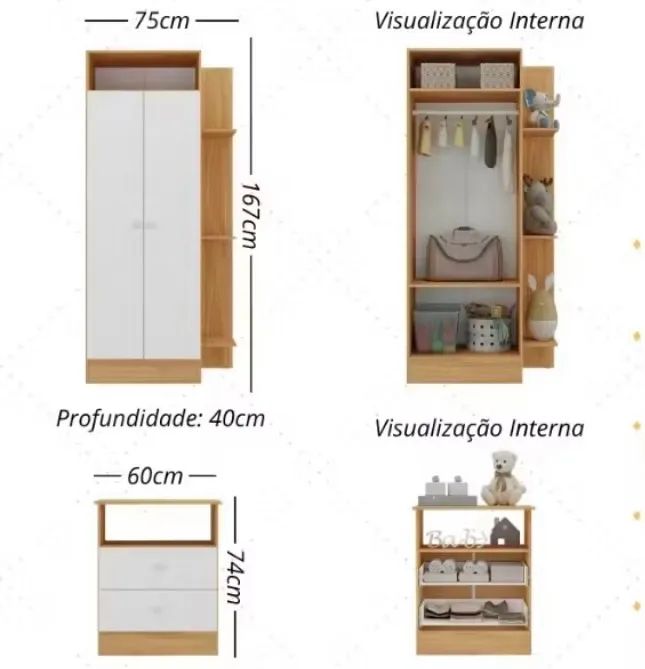 Guarda-roupa é cômoda  - Foto 2