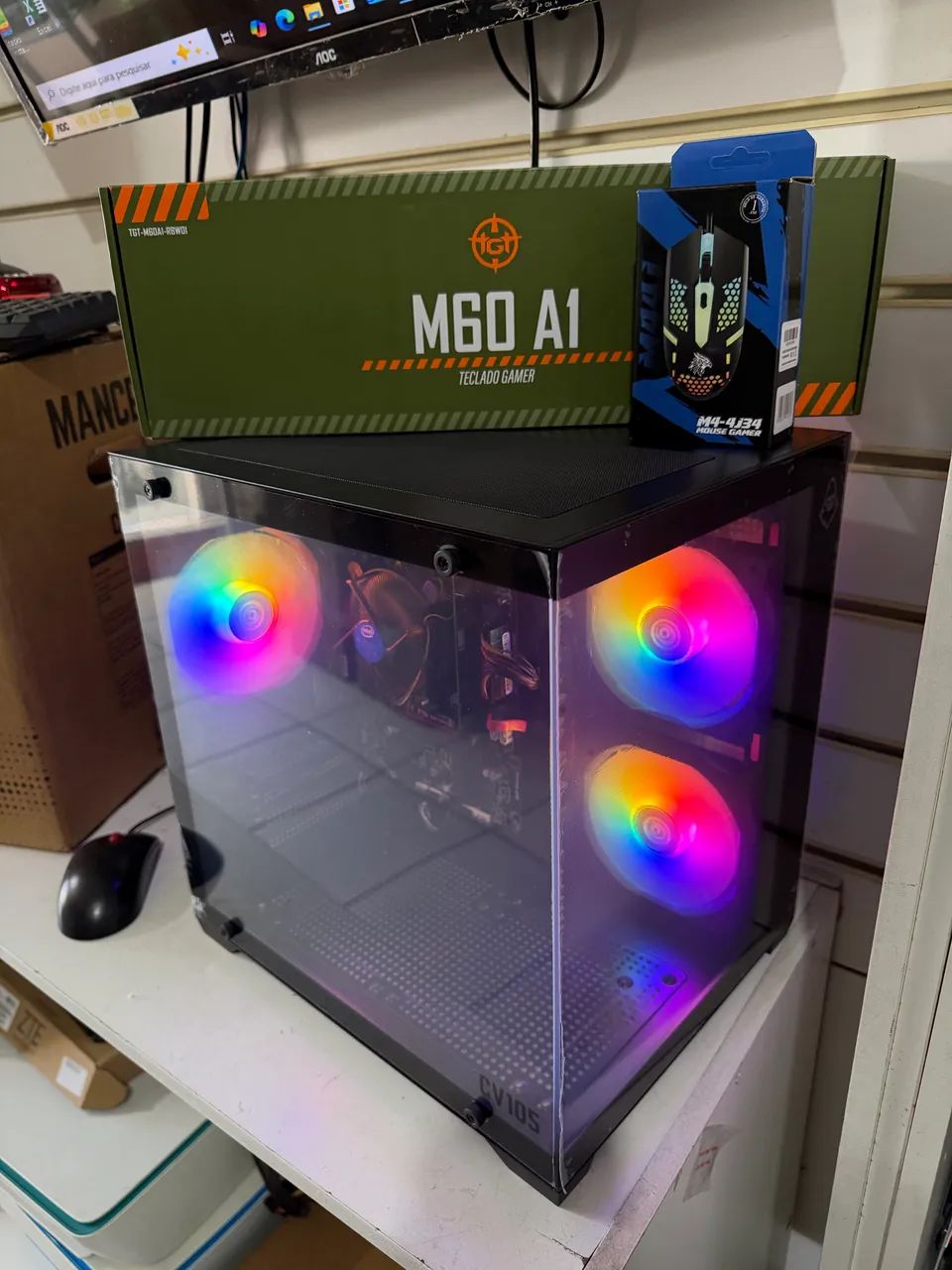 Pc Gamer AQUARIUM I5 Novo, Lacrado na Caixa  - Foto 4